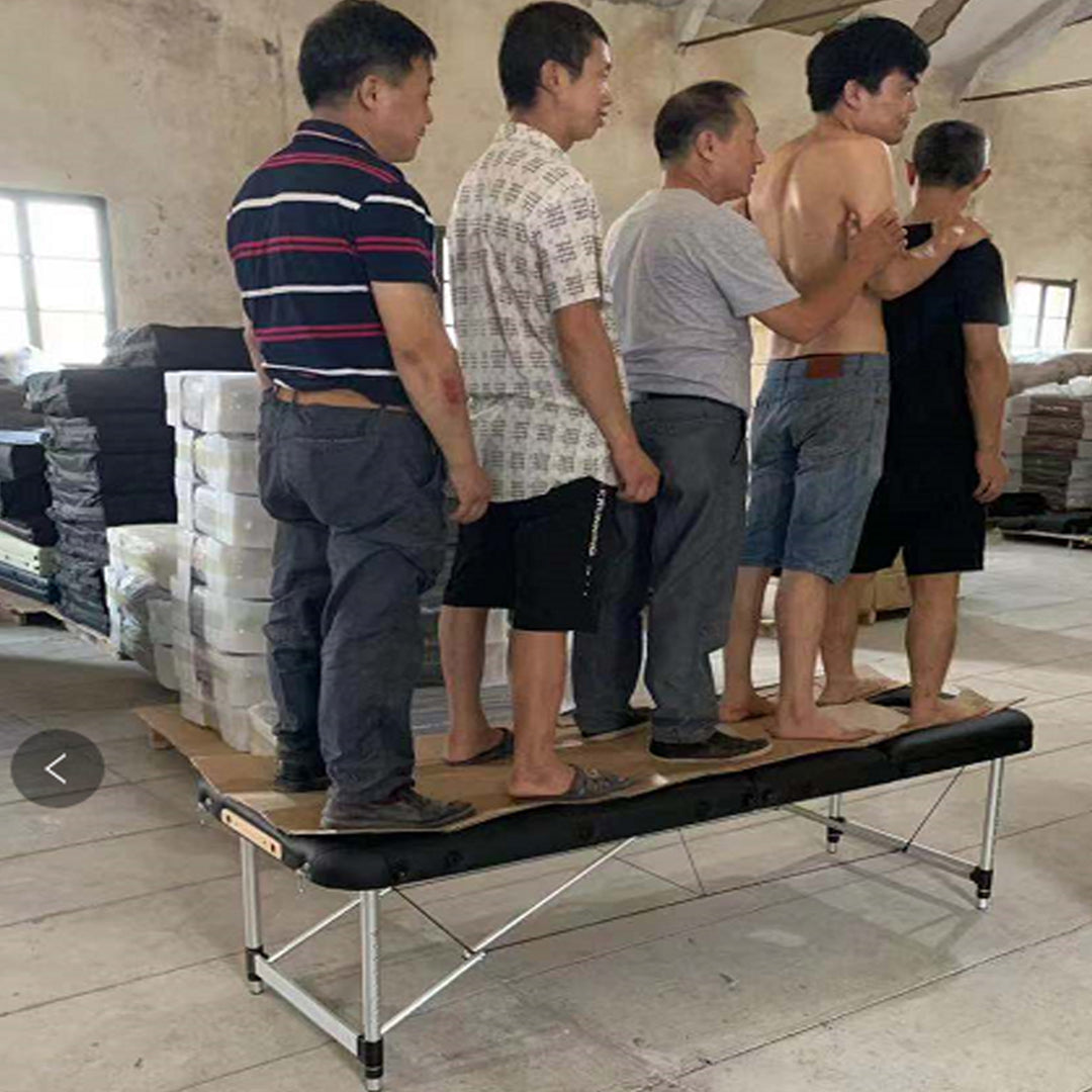 Tattoo & Massage Bed – Adjustable Folding with Back Support | Heavy-Duty Aluminum Frame