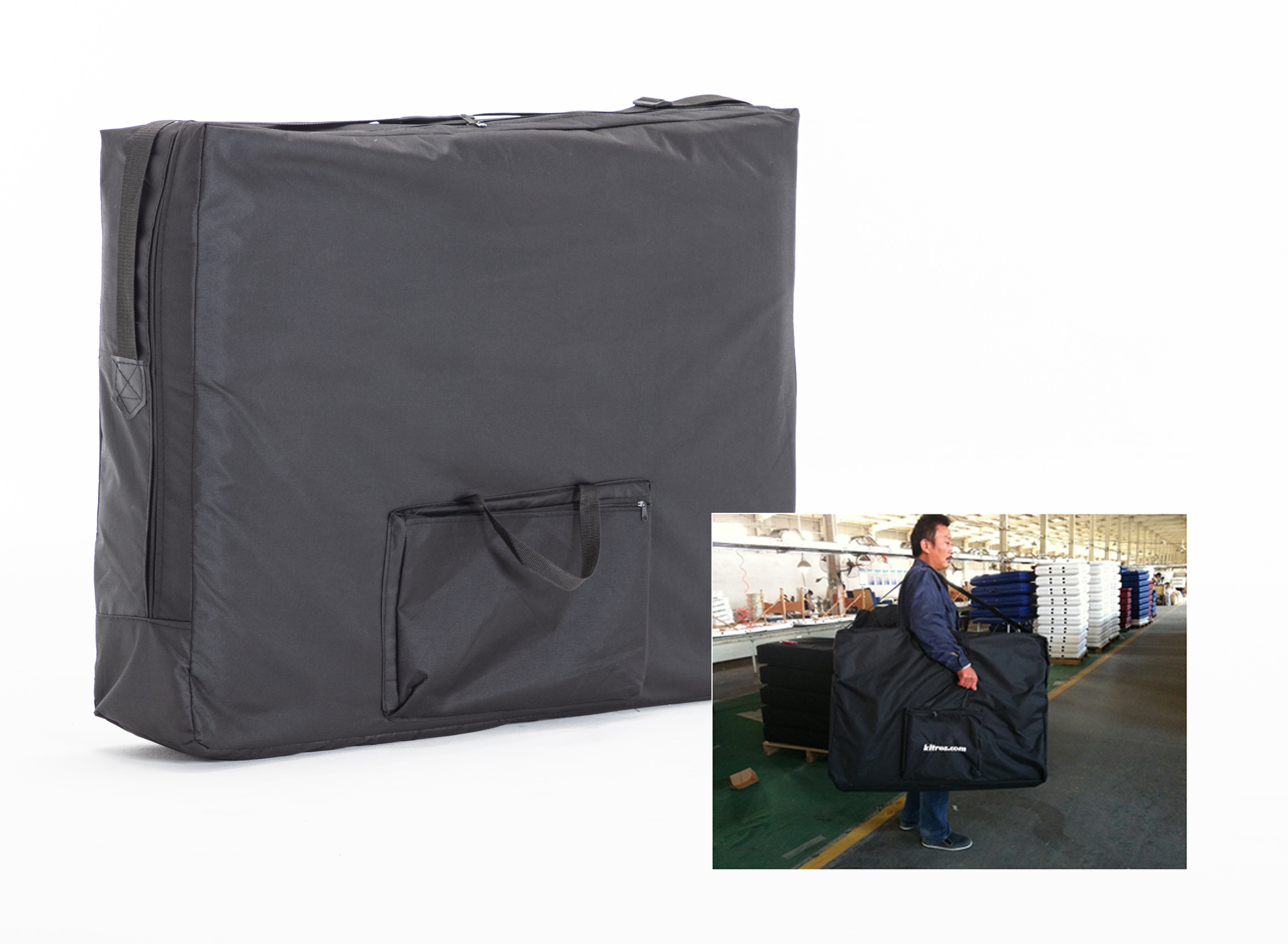 Tattoo & Massage Bed – Adjustable Folding with Back Support | Heavy-Duty Aluminum Frame