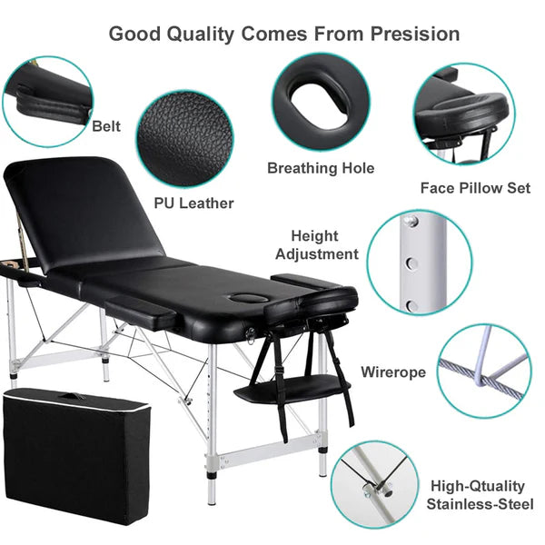 Tattoo & Massage Bed Adjustable Folding