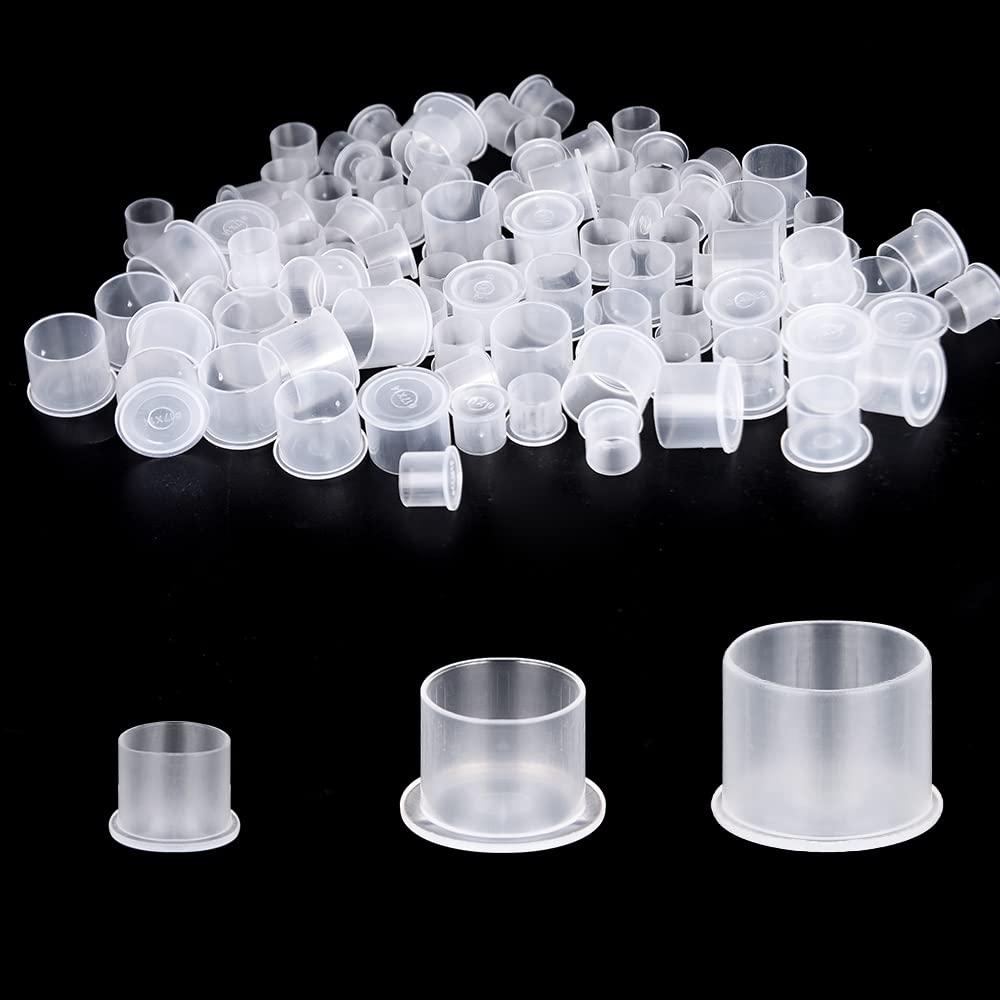 Flat Base, Deep Well-Shaped Tattoo Ink Cups-1000pieces