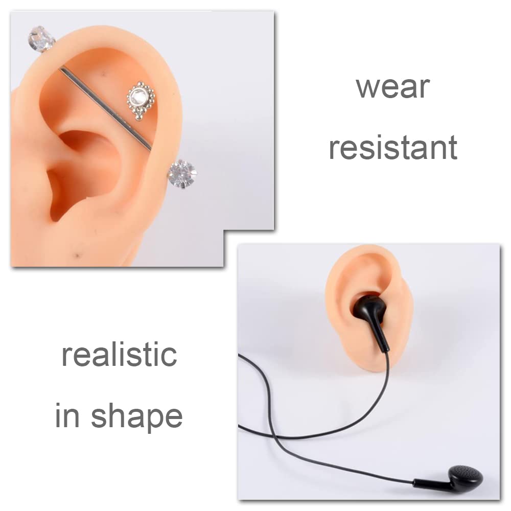 Soft Silicone Human Ear Model For Piercing Practice