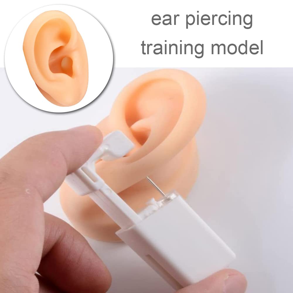 Soft Silicone Human Ear Model For Piercing Practice