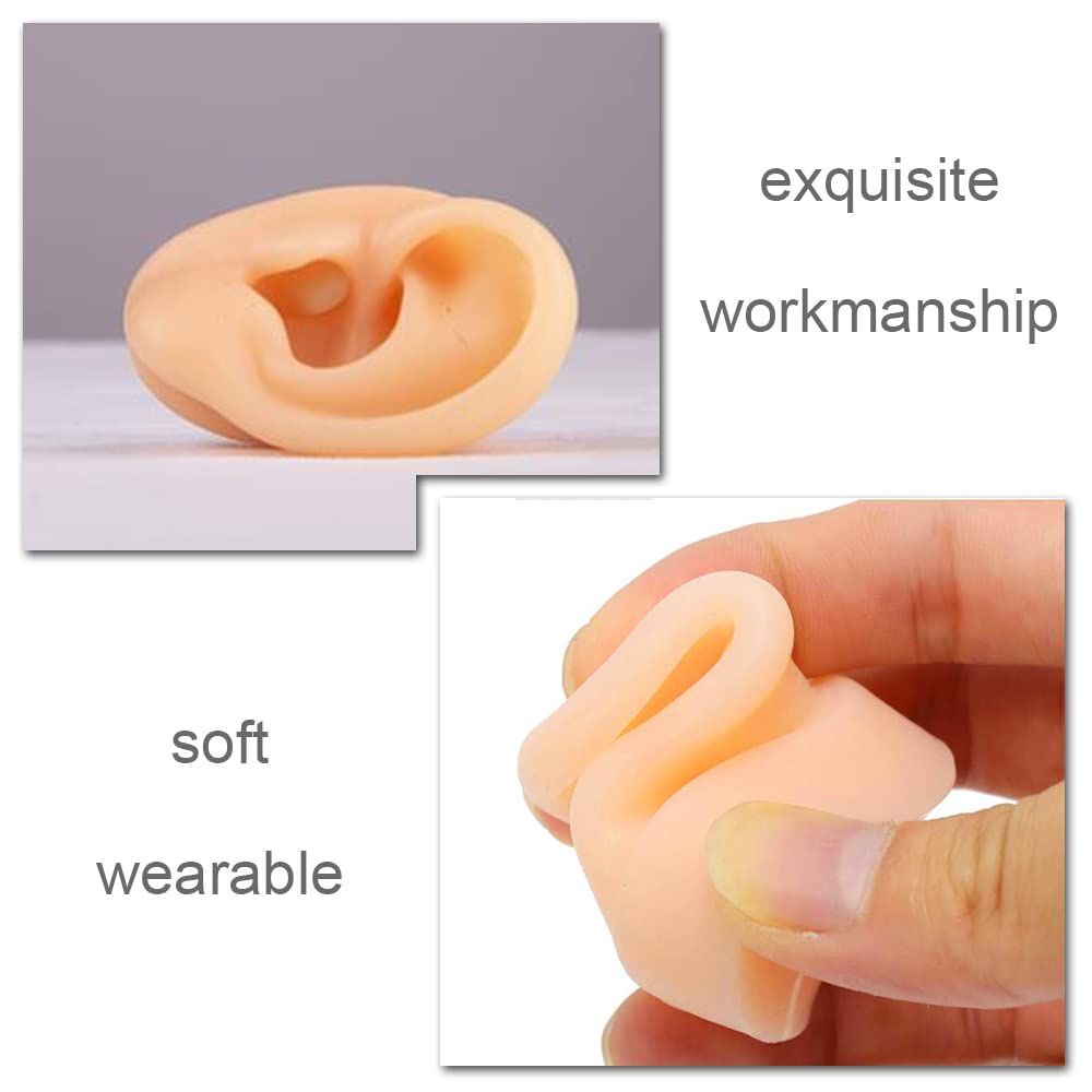 Soft Silicone Human Ear Model For Piercing Practice