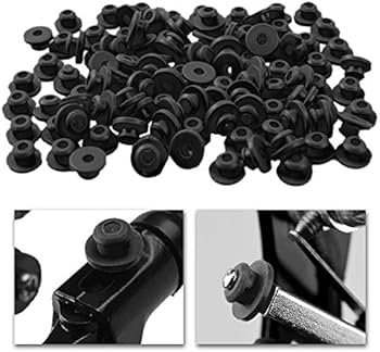 Tattoo Rubber Nipples 100pcs Black