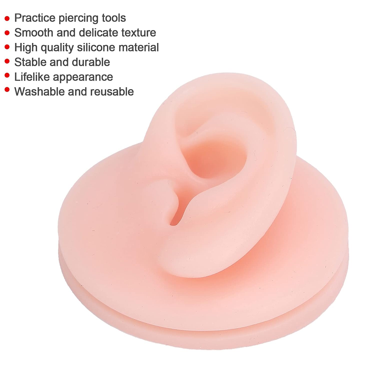 Soft Silicone Human Ear Model