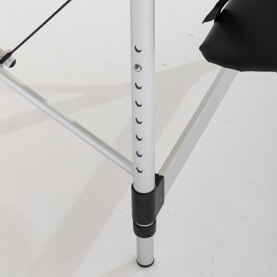 Tattoo & Massage Bed – Adjustable Folding with Back Support | Heavy-Duty Aluminum Frame