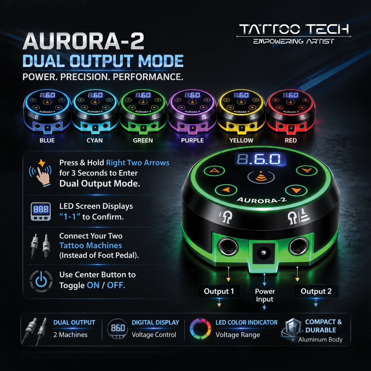  tattoo power supply