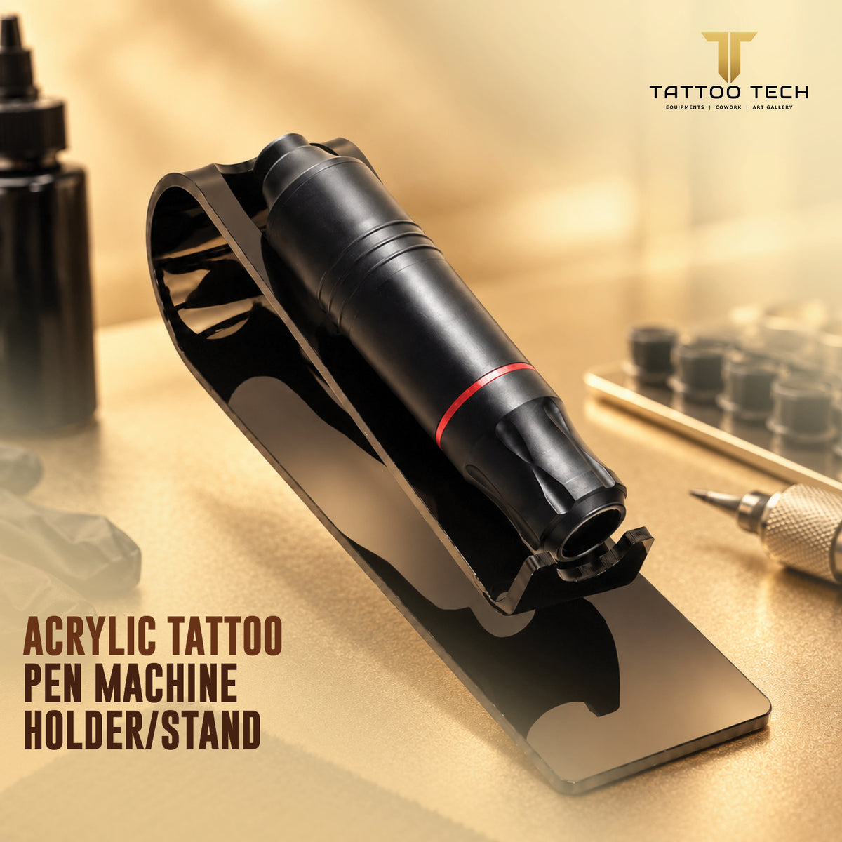 Acrylic Tattoo Pen Machine Holder/Stand