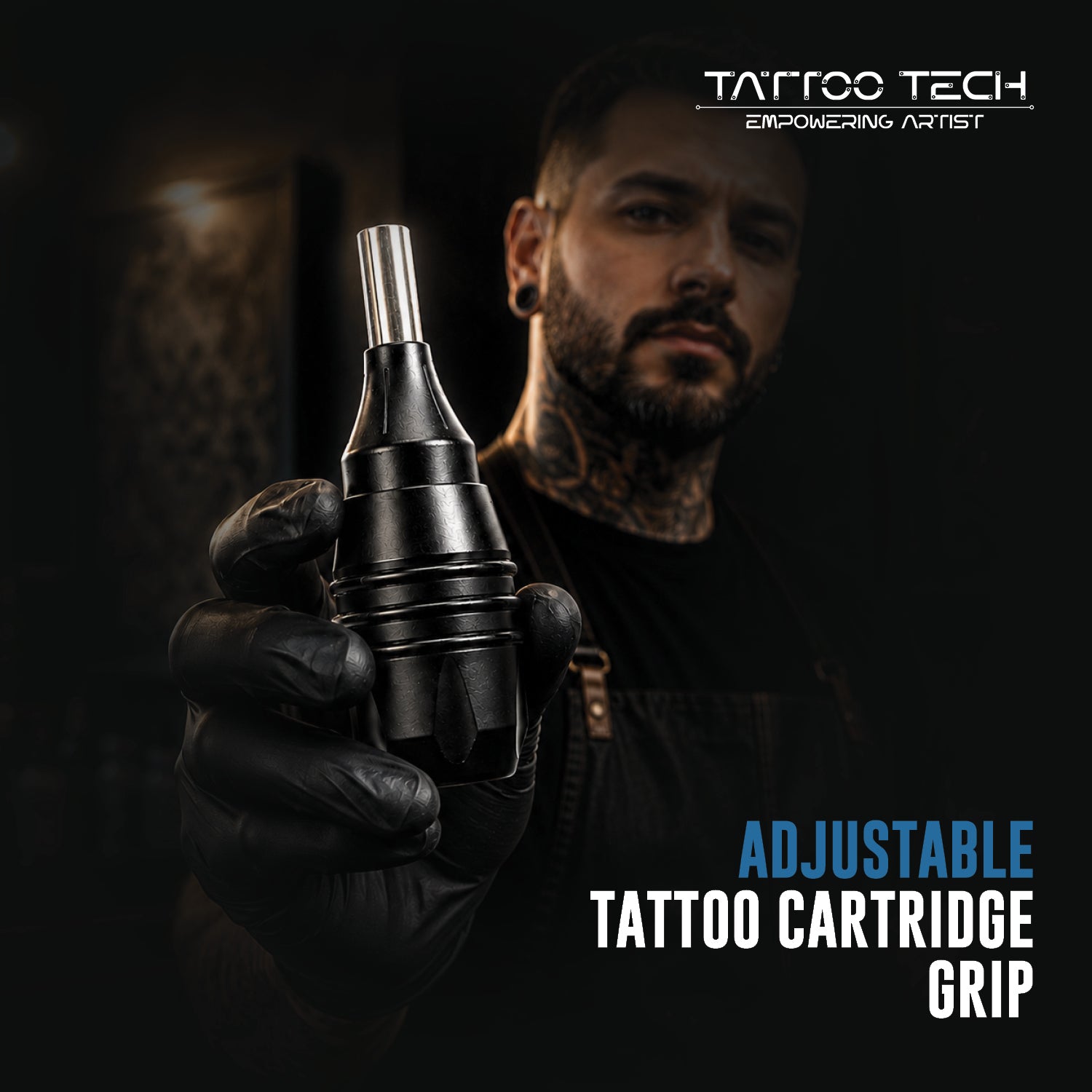 Adjustable Tattoo Cartridge Grip