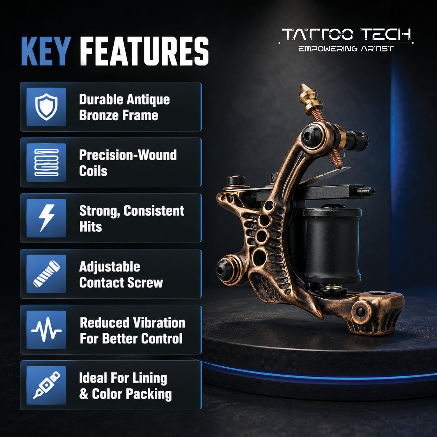 Artify Long Needle Tattoo Coil Machine