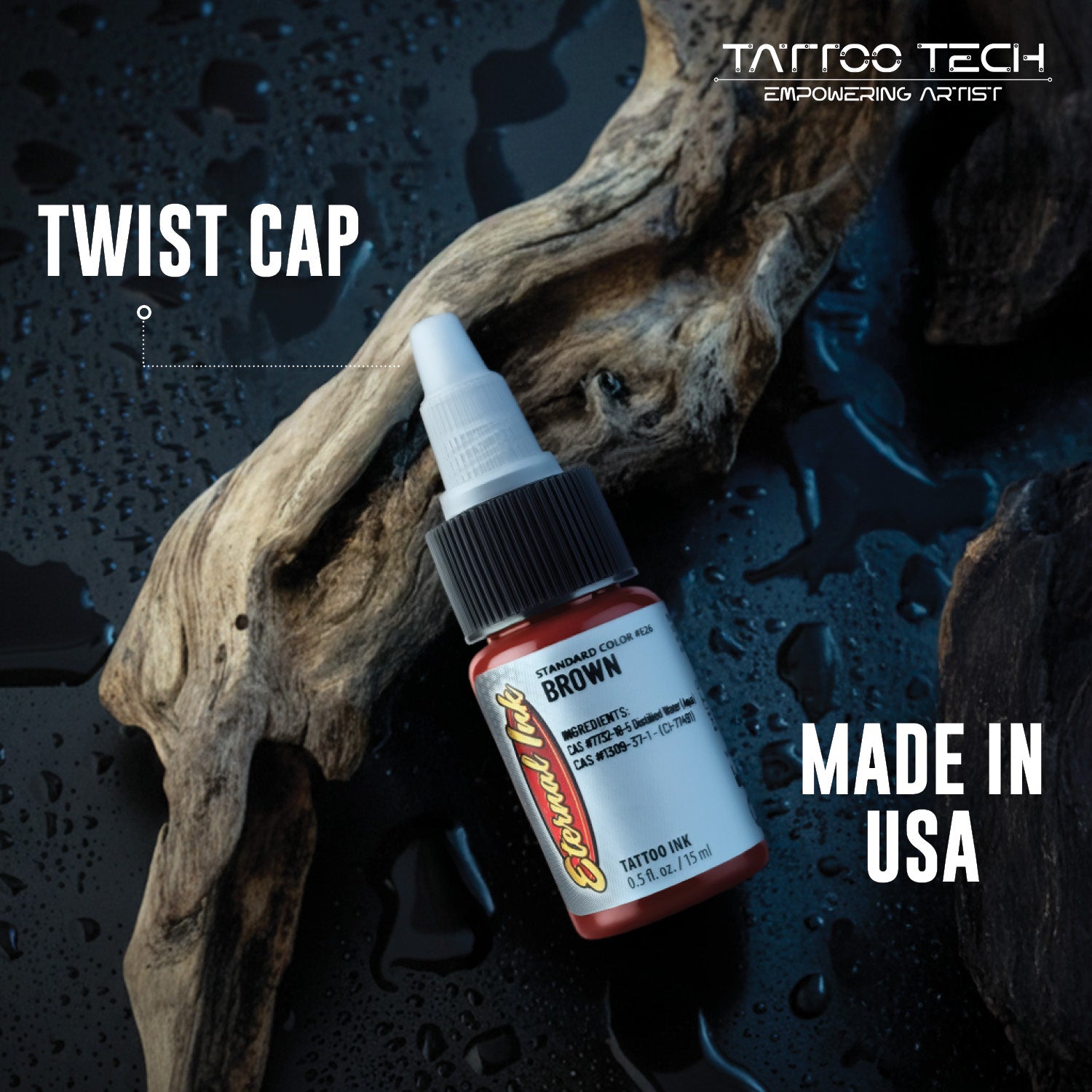 Eternal Tattoo Colors - Individual Bottles - 0.5oz