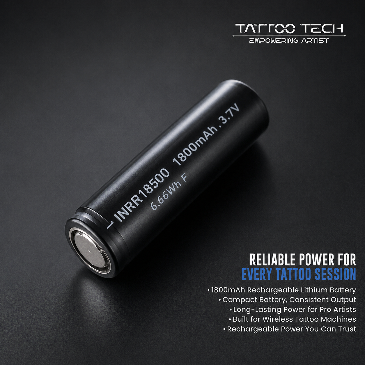 Rechargeable Lithium Battery - 1800mAh