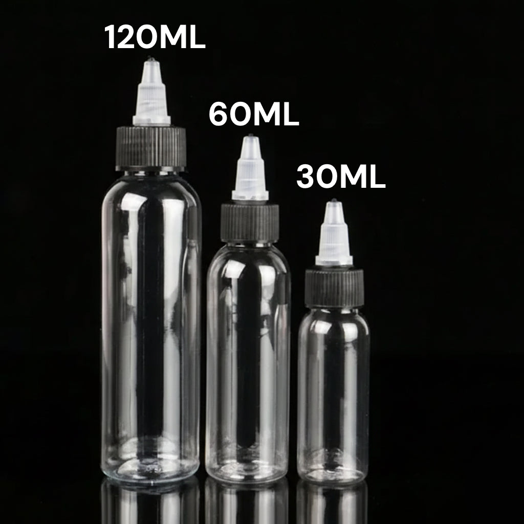 Tattoo Ink Plastic Transparent Empty Bottle