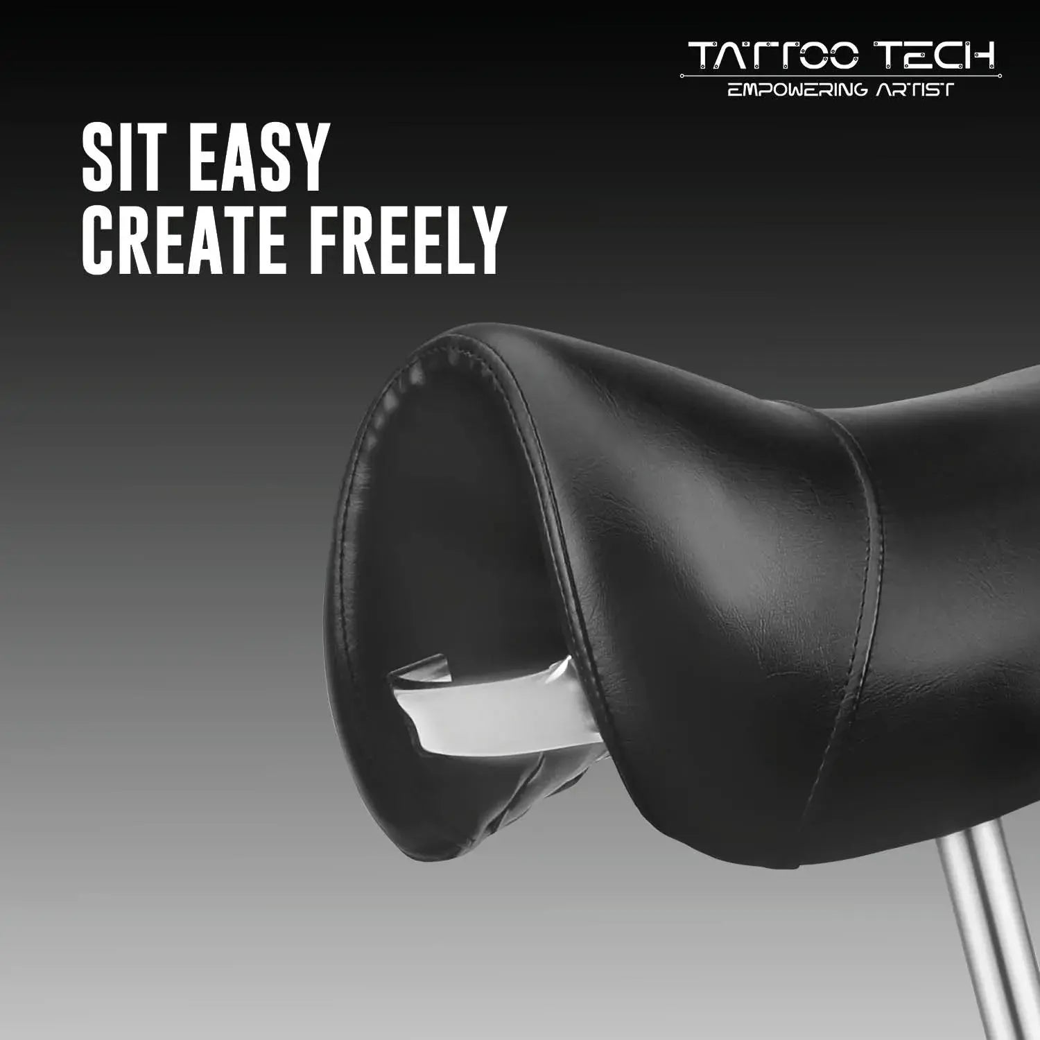 Saddle-Shaped Adjustable Wave Seat – Tattoo Stool Chair (Model 9908)