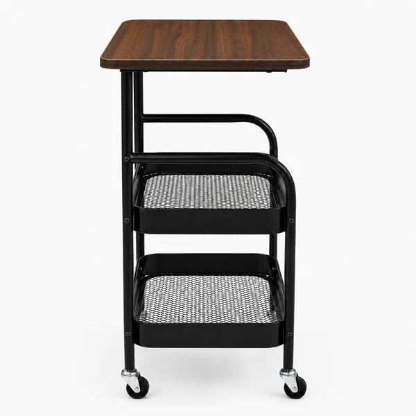 3-Tier Tattoo Studio Furniture Workstation Cart with Storage