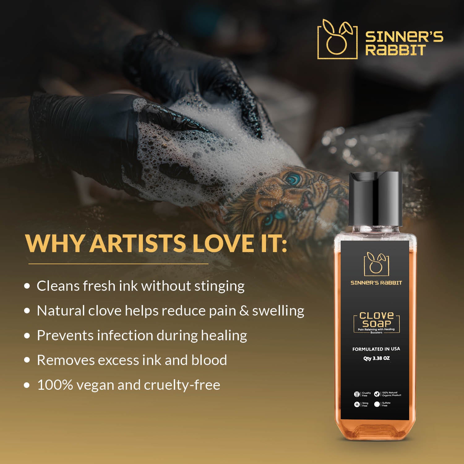 Sinner Rabbit Clove Soap – Eugenol Naturally Soothe & Protect