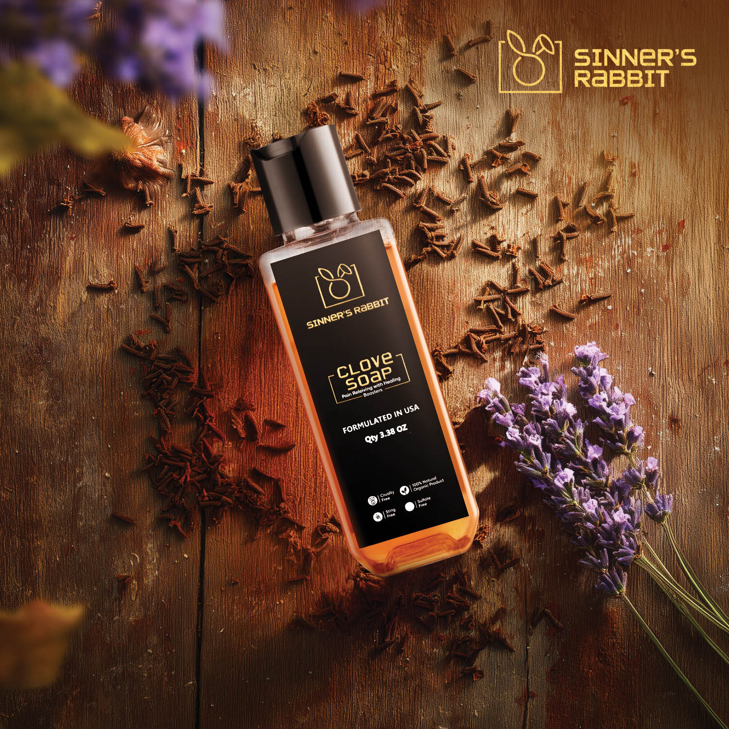 Sinner Rabbit Clove Soap – Eugenol Naturally Soothe & Protect