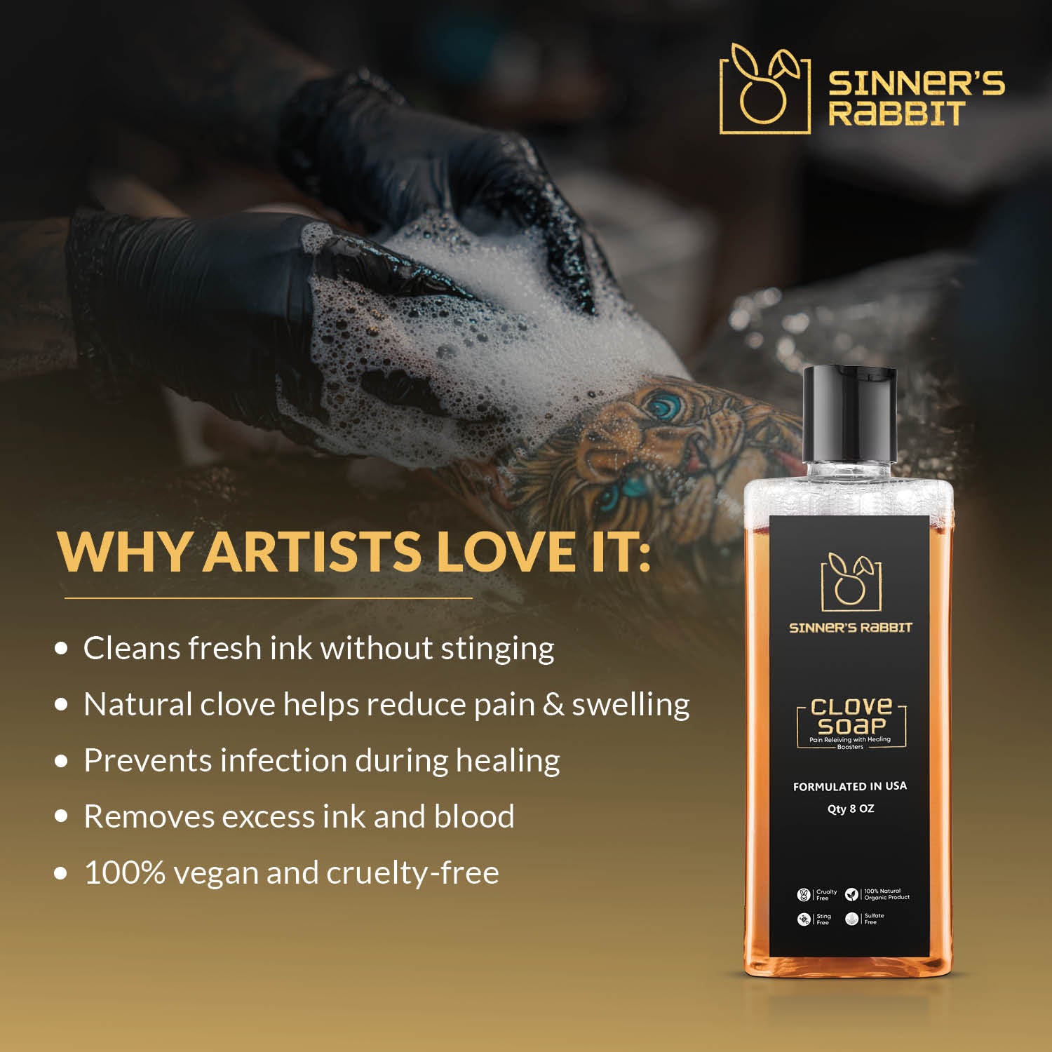 Sinner Rabbit Clove Soap – Eugenol Naturally Soothe & Protect