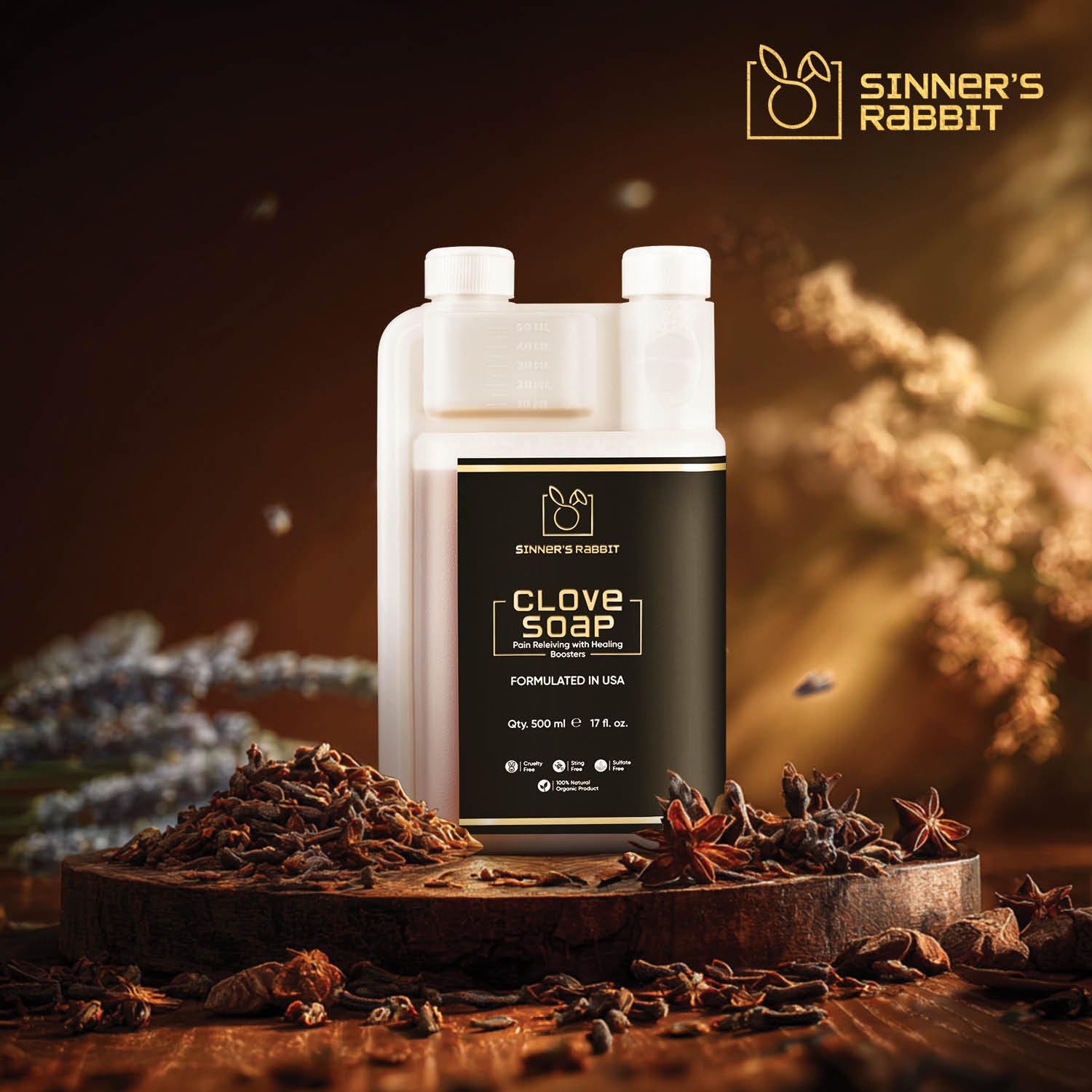 Sinner Rabbit Clove Soap – Eugenol Naturally Soothe & Protect