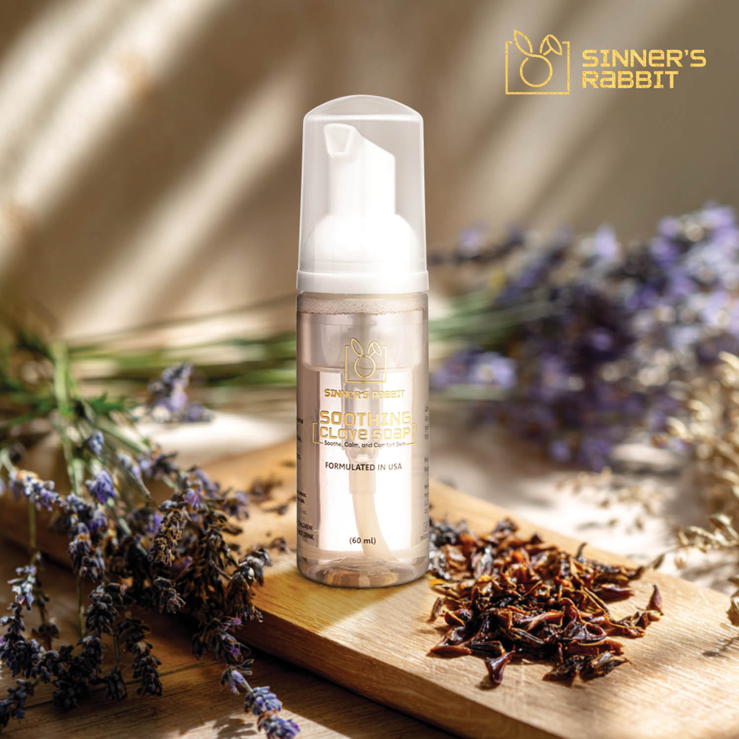 Sinner Rabbit Clove Soap - Eugenol Naturally Soothe and Protect (Ready to USE)