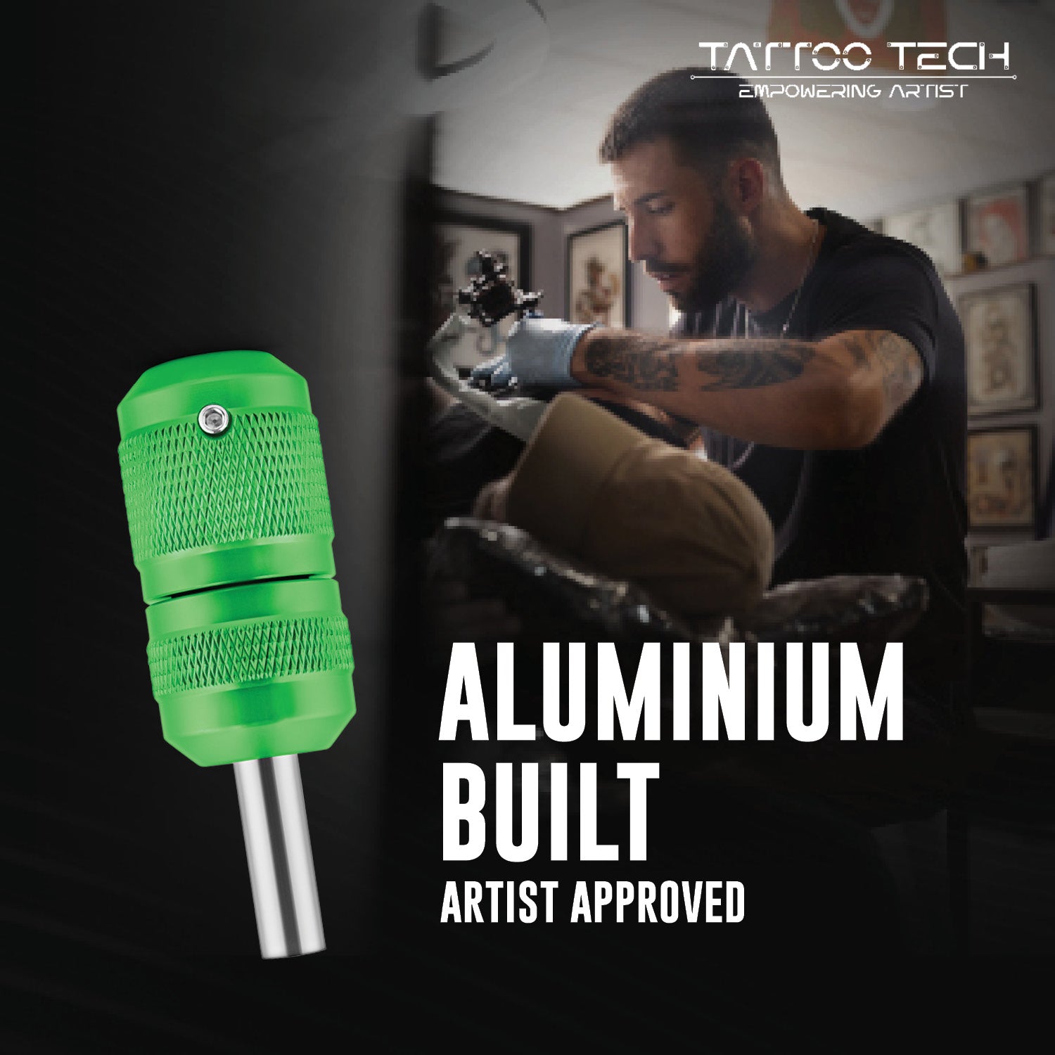 Tattoo Tech Pure Aluminium Material Self-Locking Grip