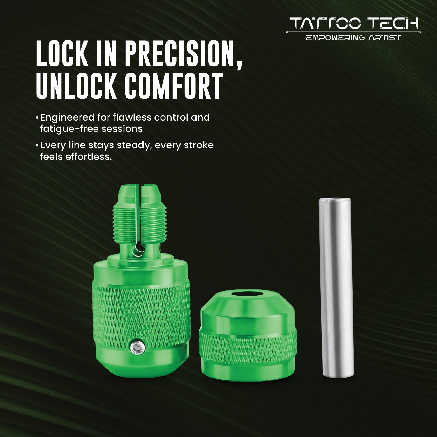 Tattoo Tech Pure Aluminium Material Self-Locking Grip