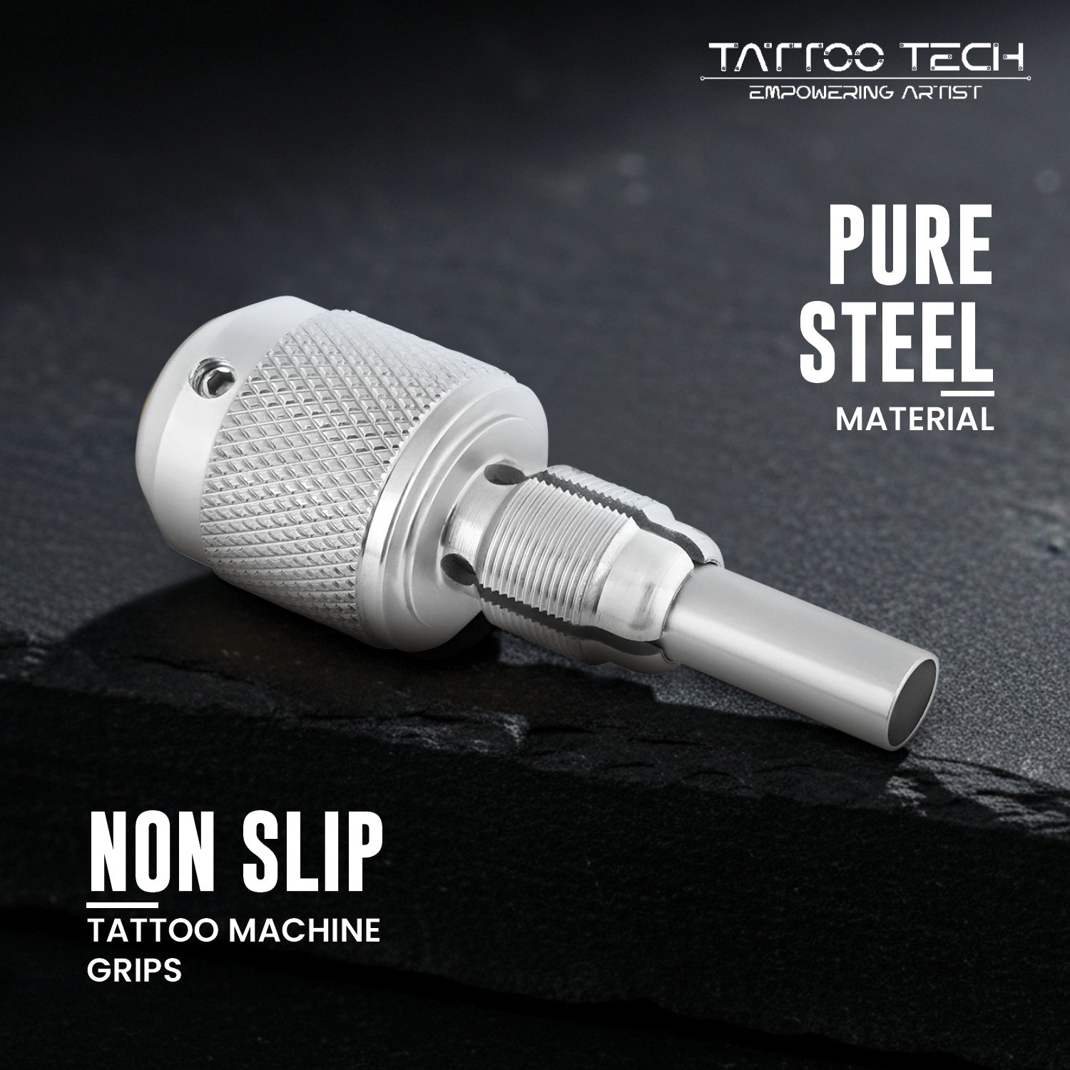 Tattoo Tech Pure Steel Material Self-Locking Grip