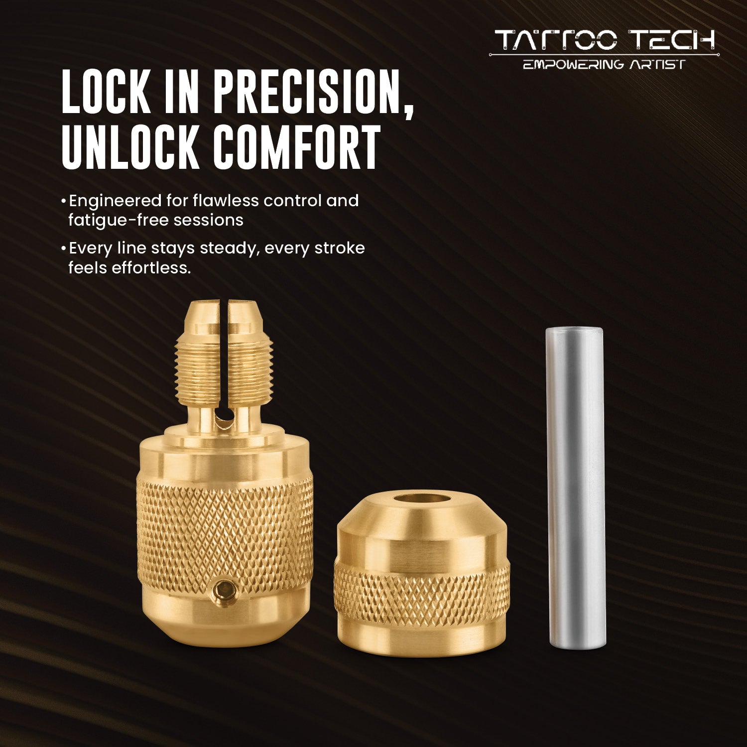 Tattoo Tech Pure Brass Material Self-Locking Grip