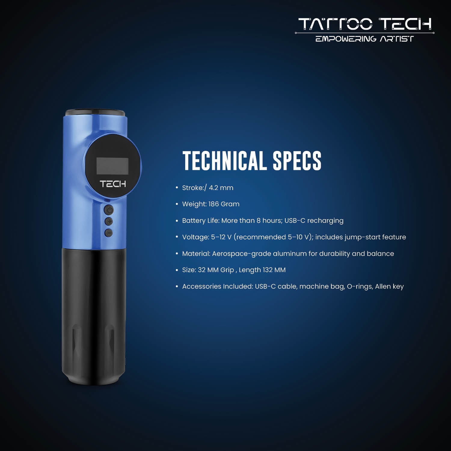Cosmic Wireless Rotary Tattoo Pen Machine