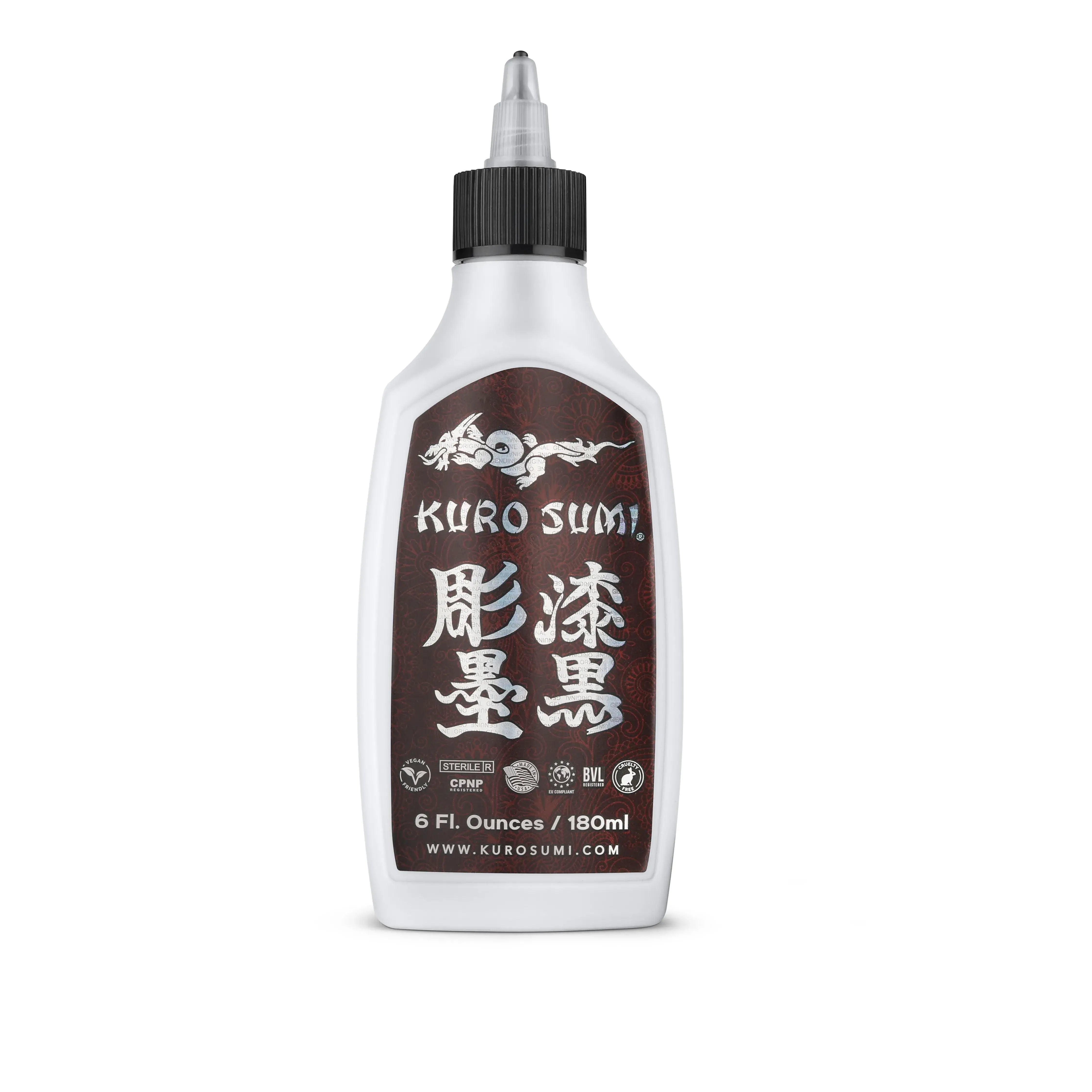 Kuro Sumi Premium Deep Bronze Shading Tattoo Ink - 6 oz