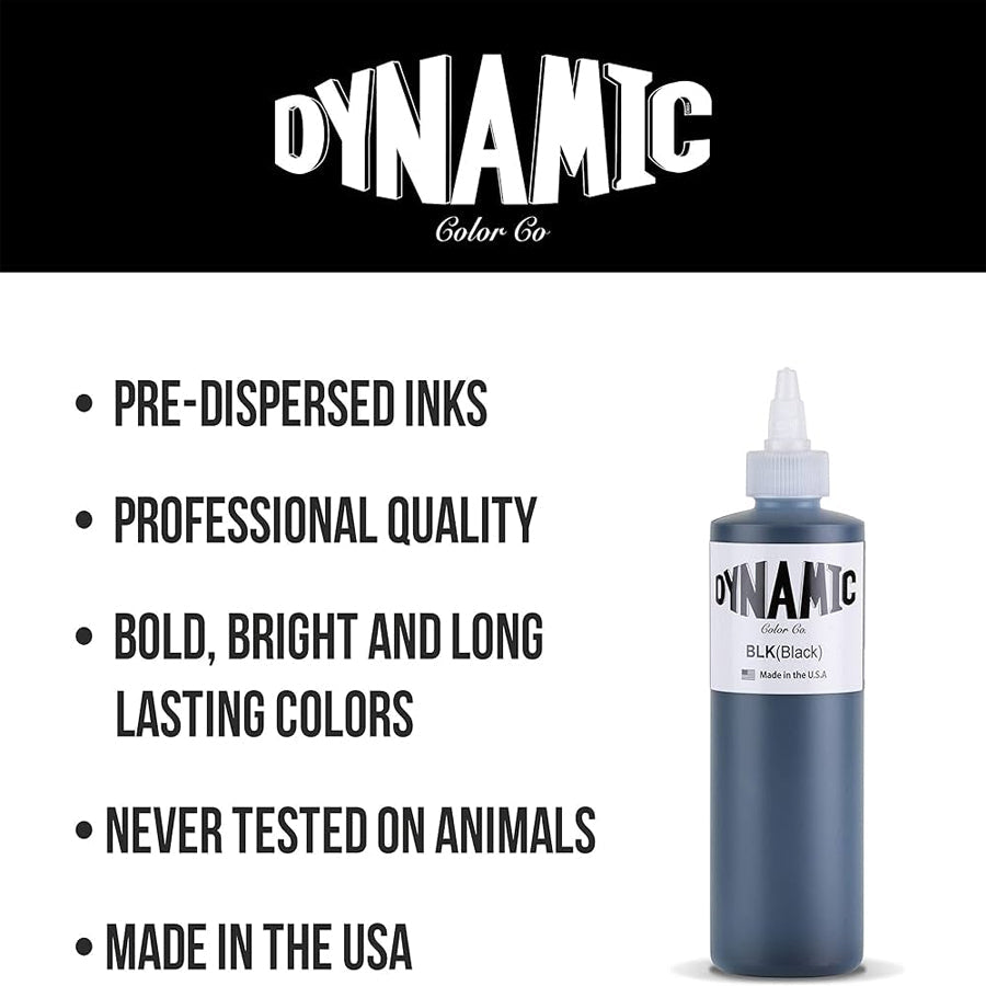 dynamic black tattoo ink long lasting colour