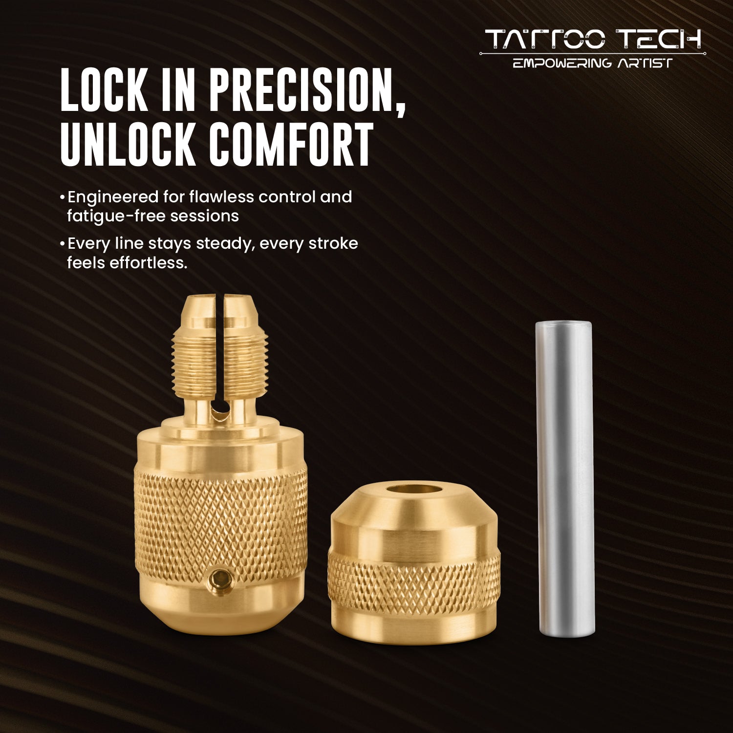 Tattoo Tech Pure Brass Material Self-Locking Grip