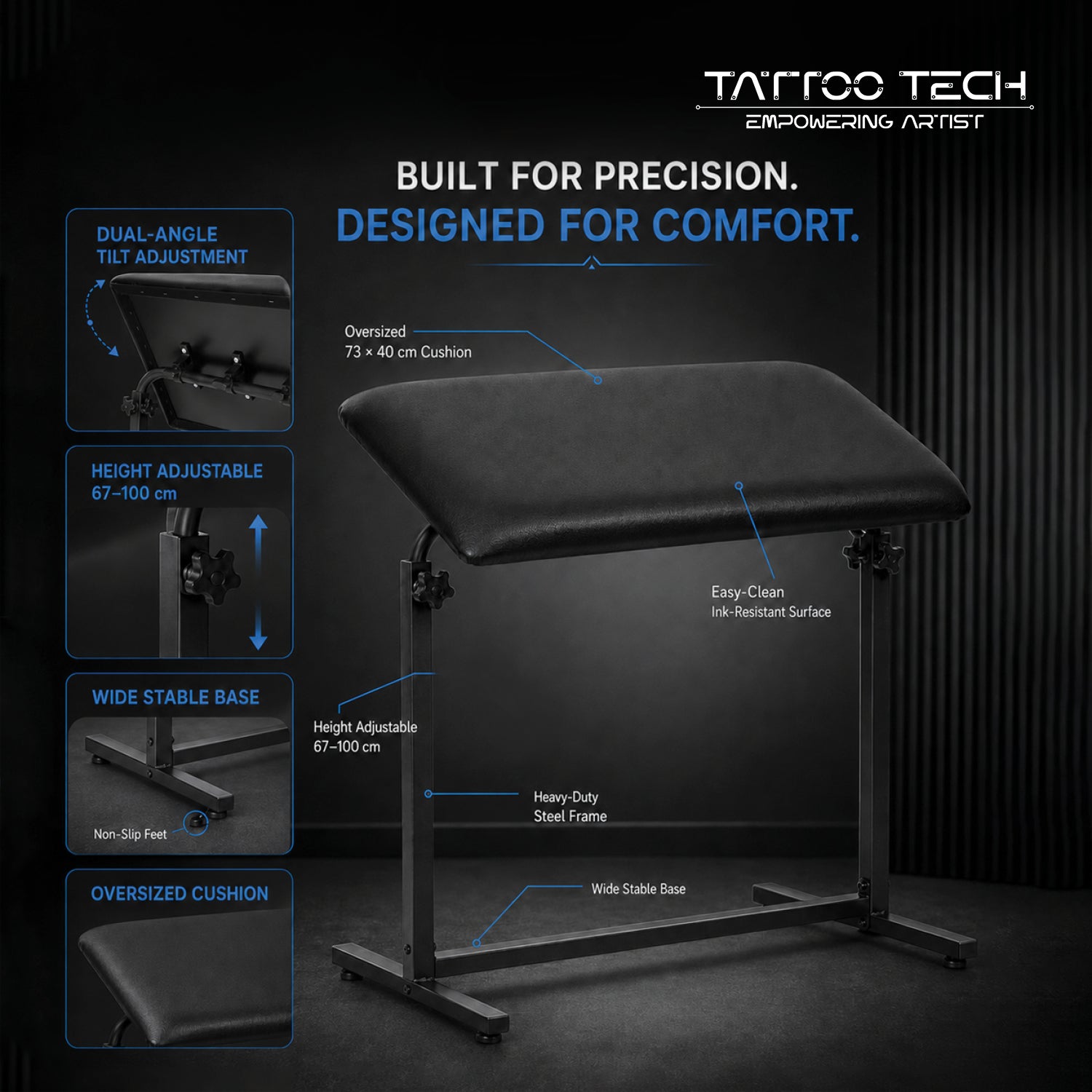 Tattoo Magnum Armrest