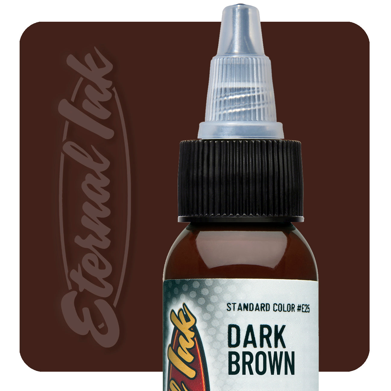 eternal dark brown tattoo ink
