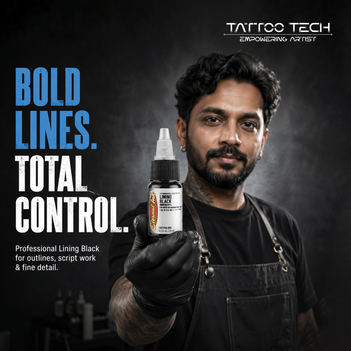 Eternal Lining Black Tattoo Ink