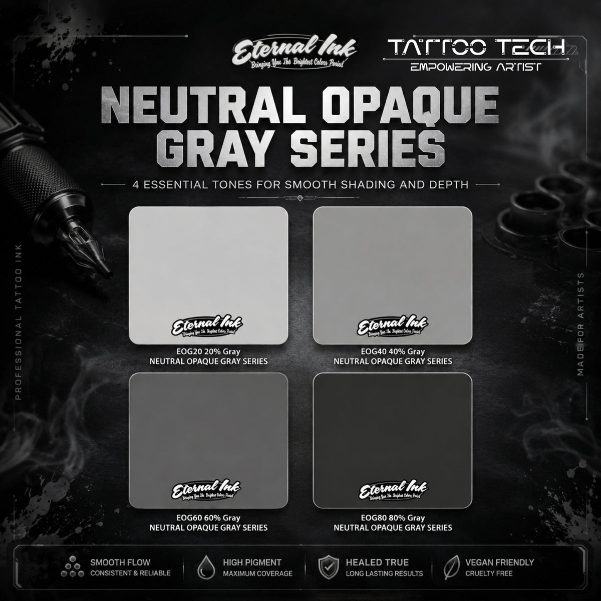 Eternal Neutral Gray #20,#40,#60,#80 Set