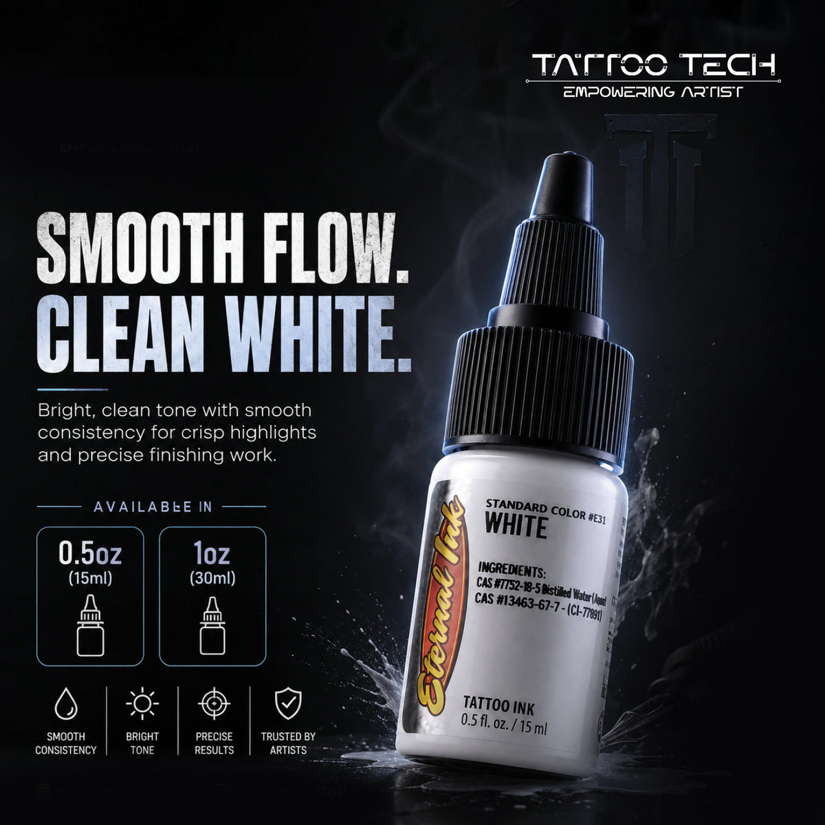 Eternal White Knight Tattoo Ink