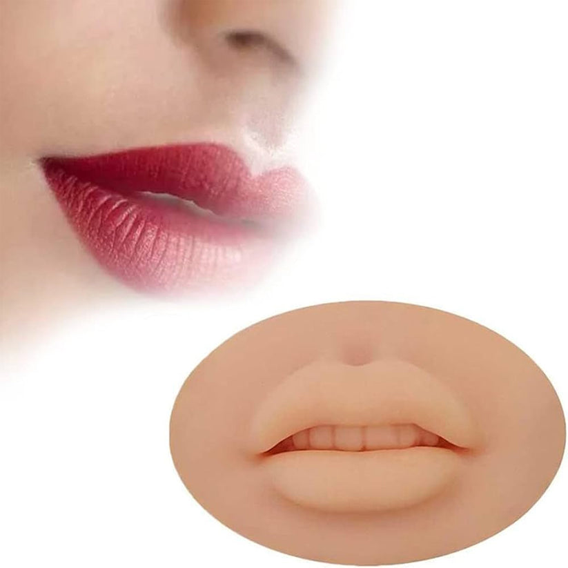 Soft Silicone Human Lips for Professional Makeup Training