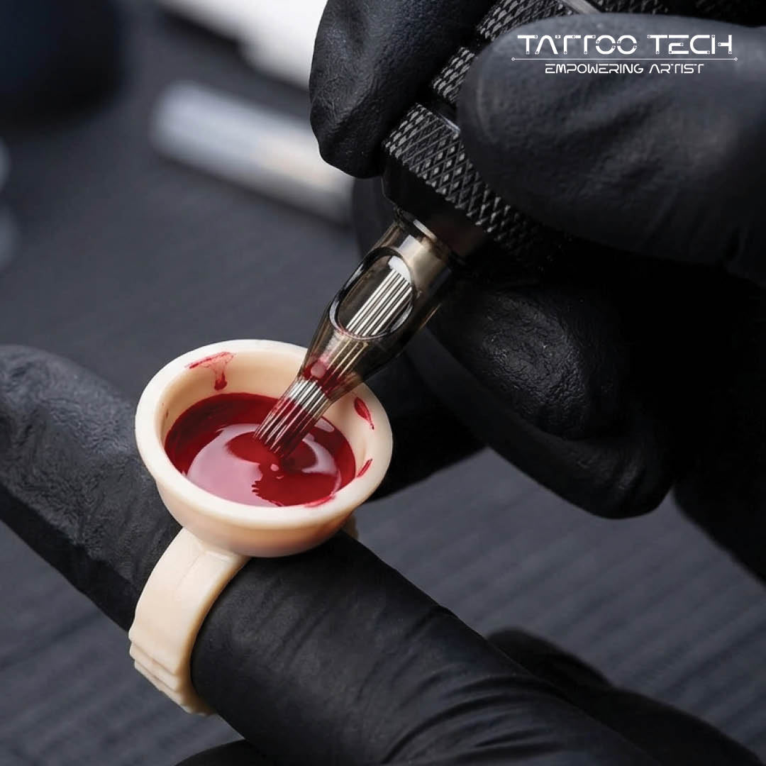 Finger Ring Ink Cup
