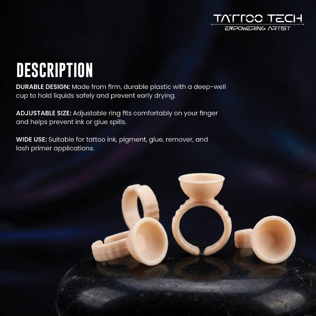 Finger Ring Ink Cup
