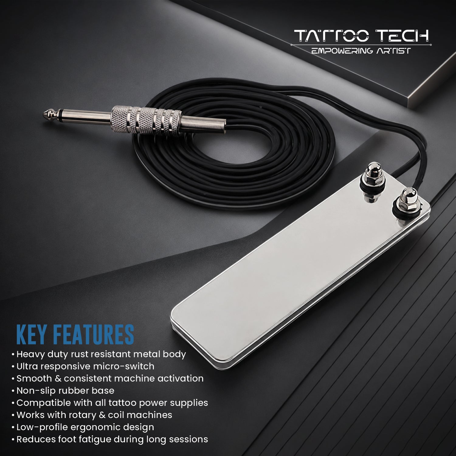 Footswitch Steel square