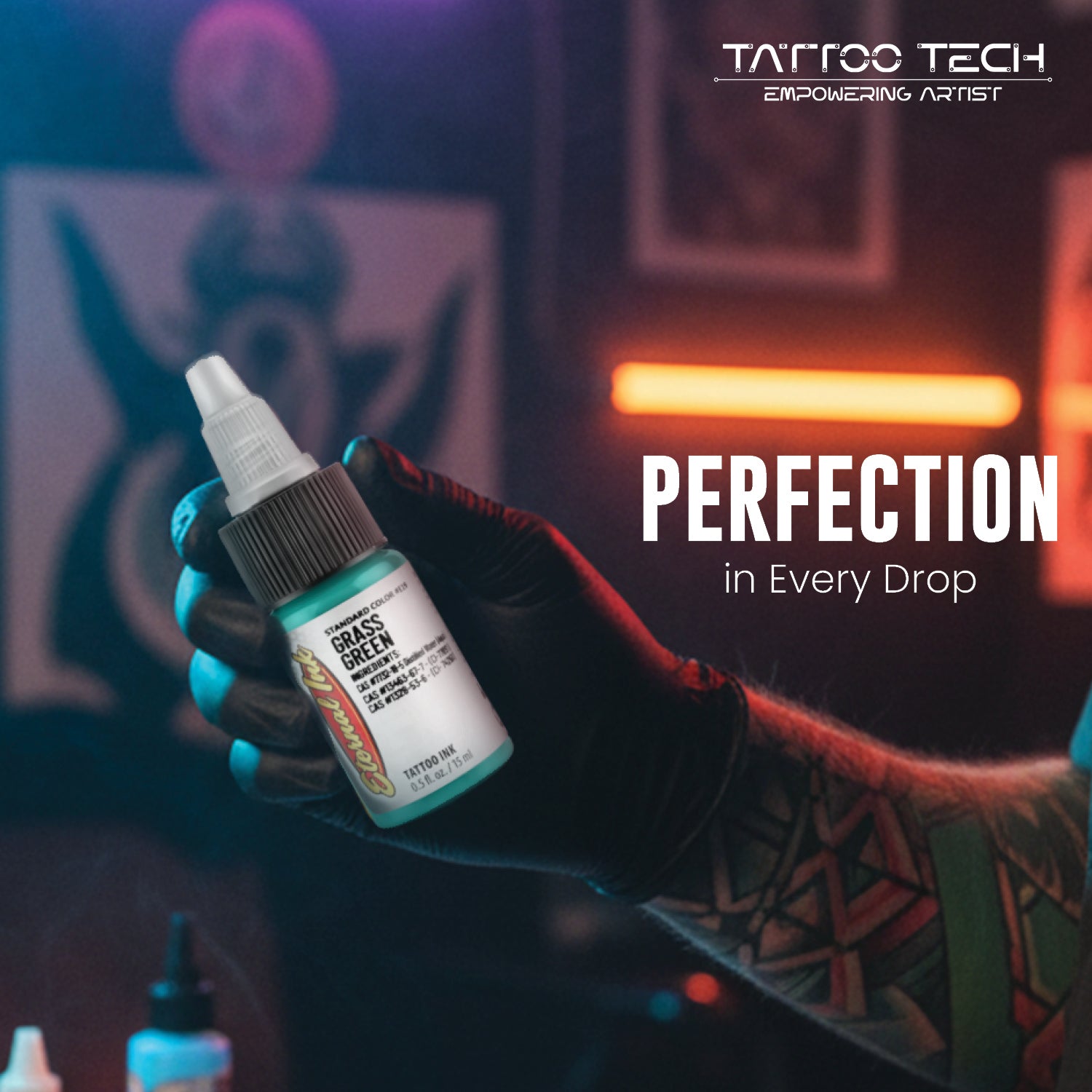 Eternal Tattoo Colors - Individual Bottles - 0.5oz