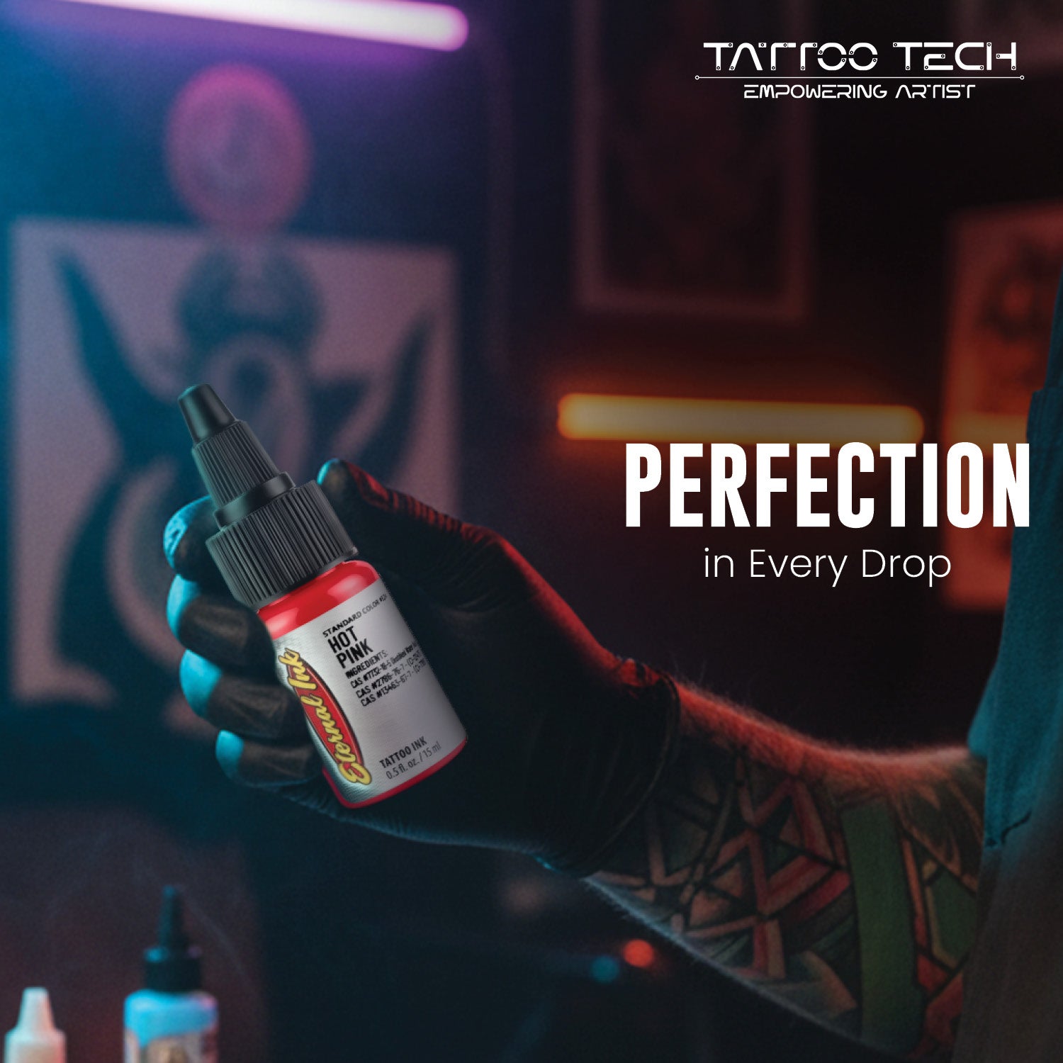 Eternal Tattoo Colors - Individual Bottles - 0.5oz