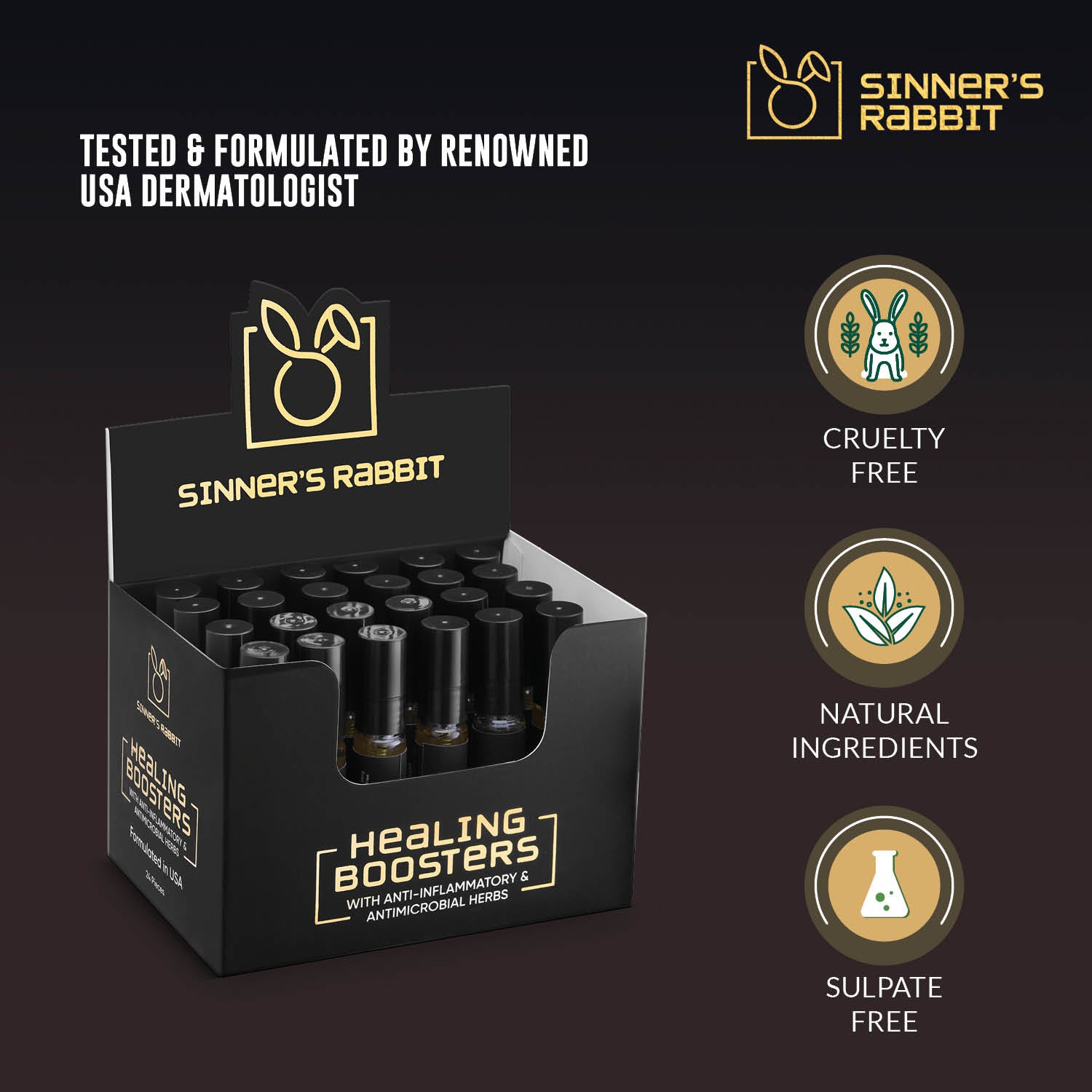 Healing Boosters - Protecting & Nourishing Oil Box of 12 and 24 Pieces