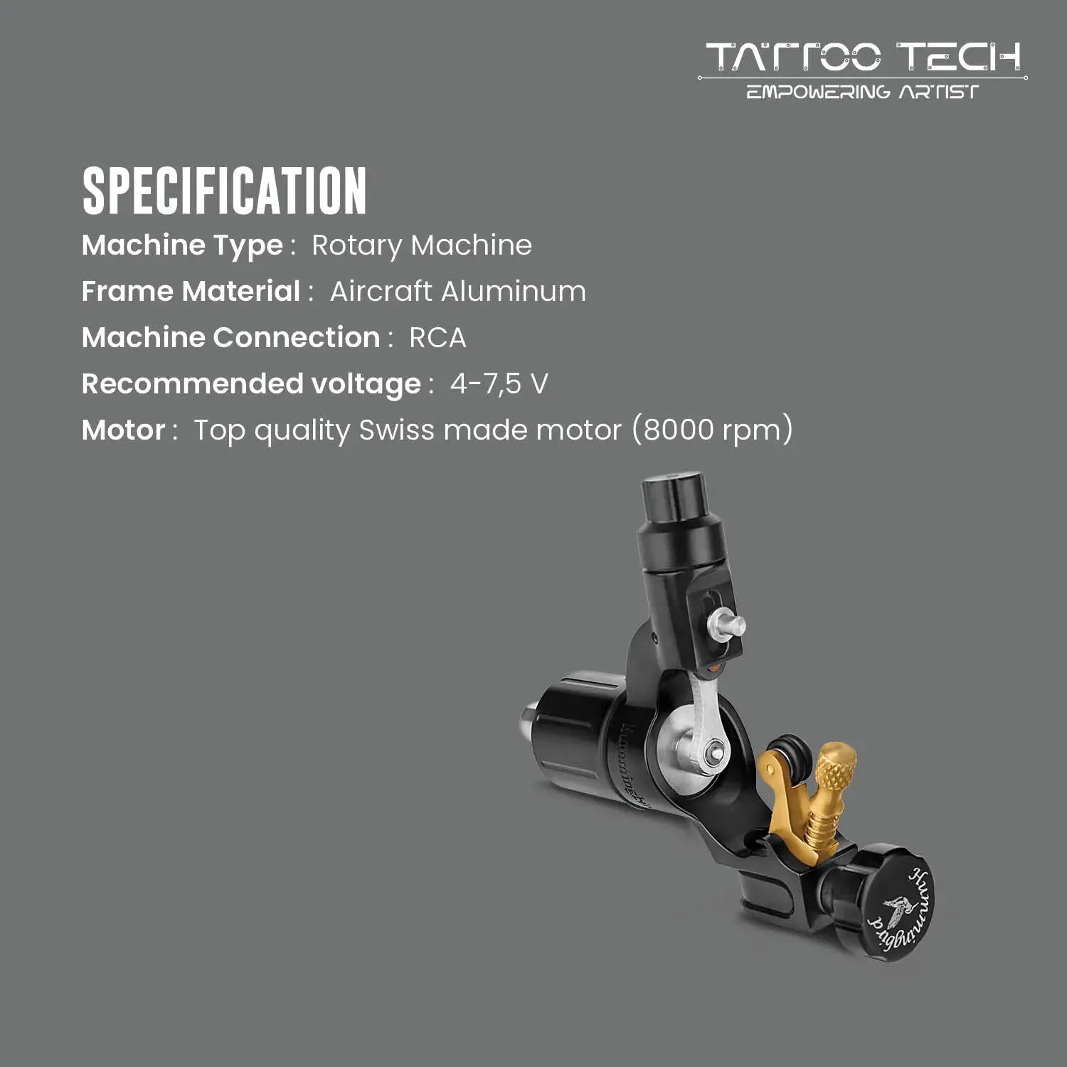 Hummingbird V2 Rotary Tattoo Machine