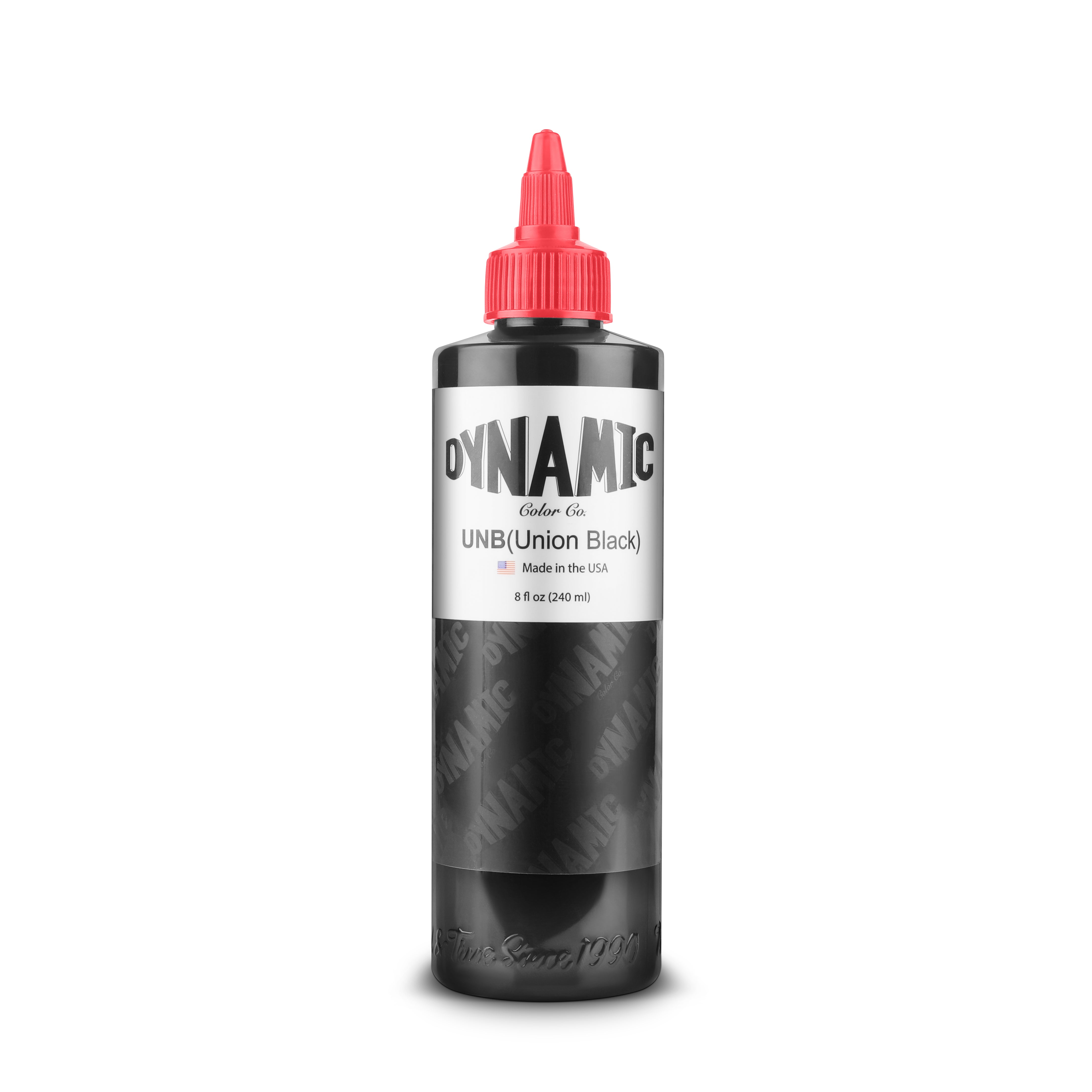 Dynamic Union Black Tattoo Ink - 8 oz Bottle