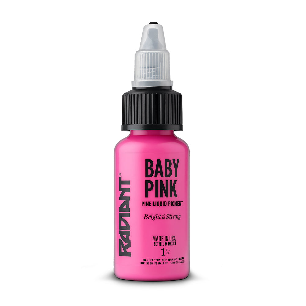 baby pink tattoo color bottles