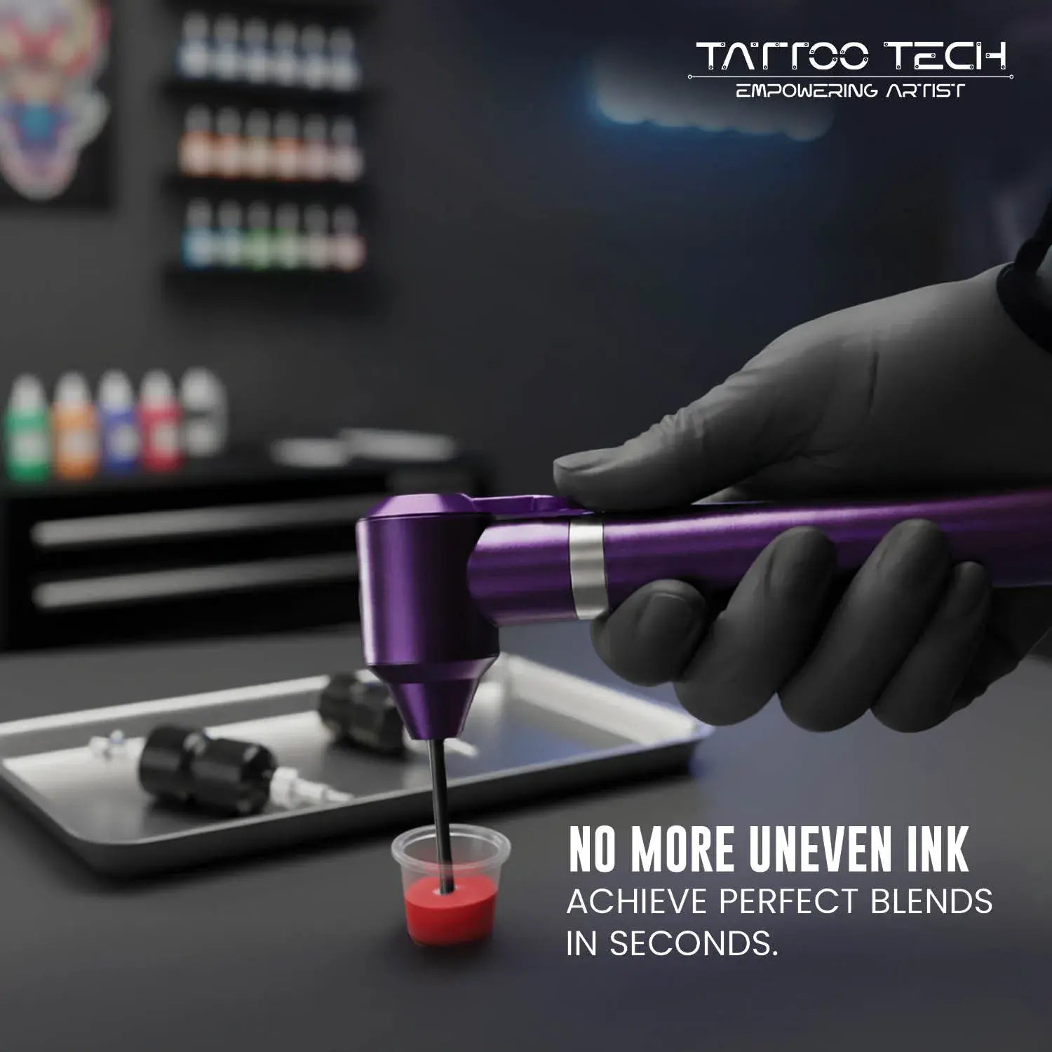 Battery Powered Handheld Tattoo Ink Mixer