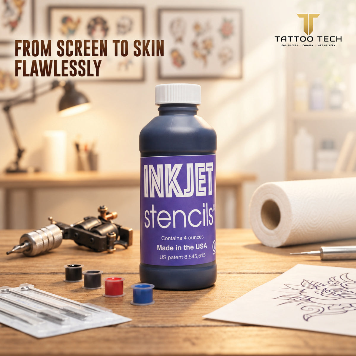 InkJet Transfer Ink for High Quality Stencil 120ml