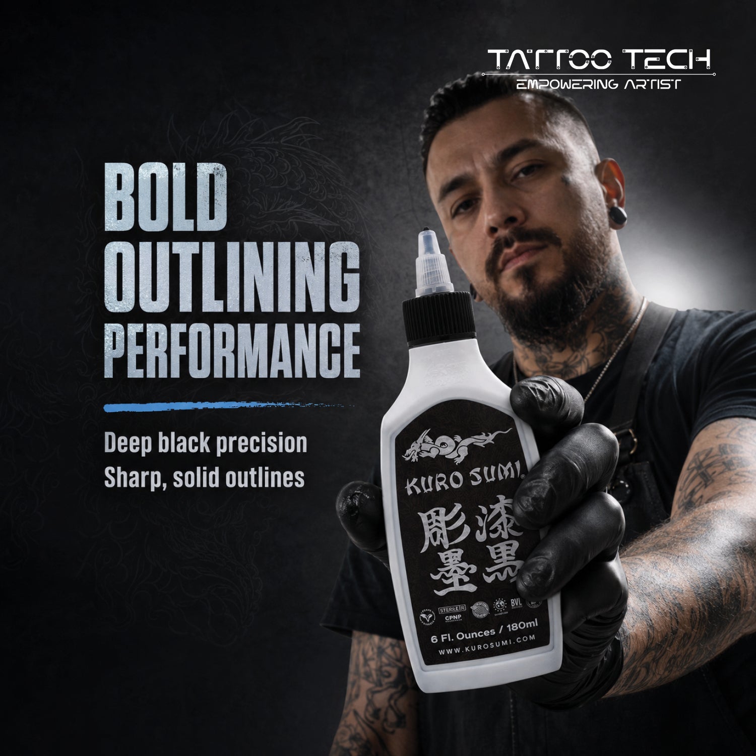 Kuro Sumi Outlining Tattoo Inks
